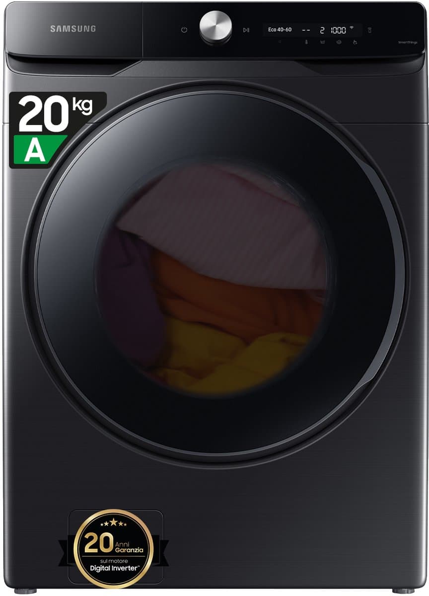 Samsung WF20DG8650BV wasmachine Voorlader 20 kg 1000 RPM Zwart