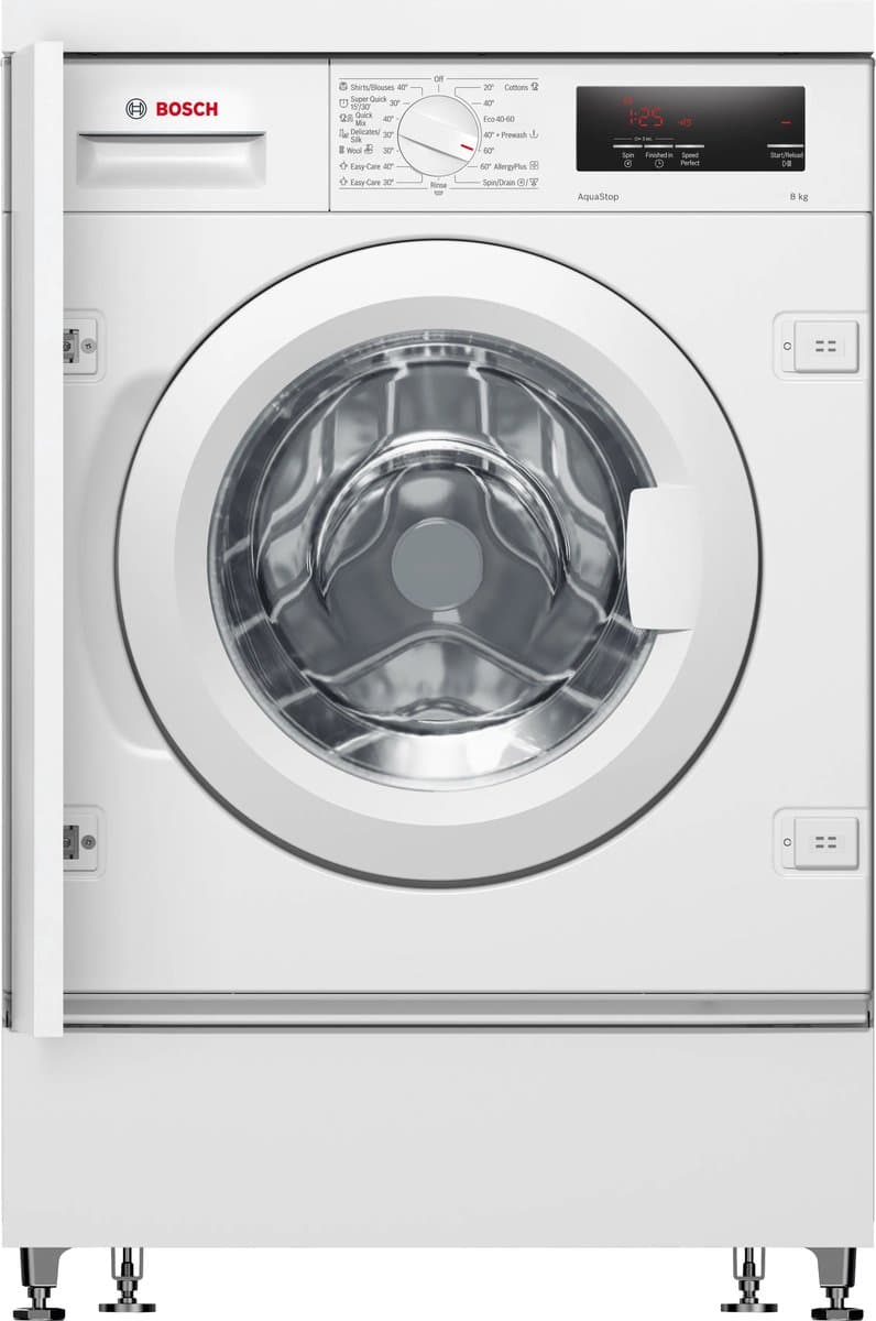 Bosch WIW24342EU - Serie 6 - Inbouw Wasmachine - 1200 rpm - ENG Display - Energielabel C - Zeer stil