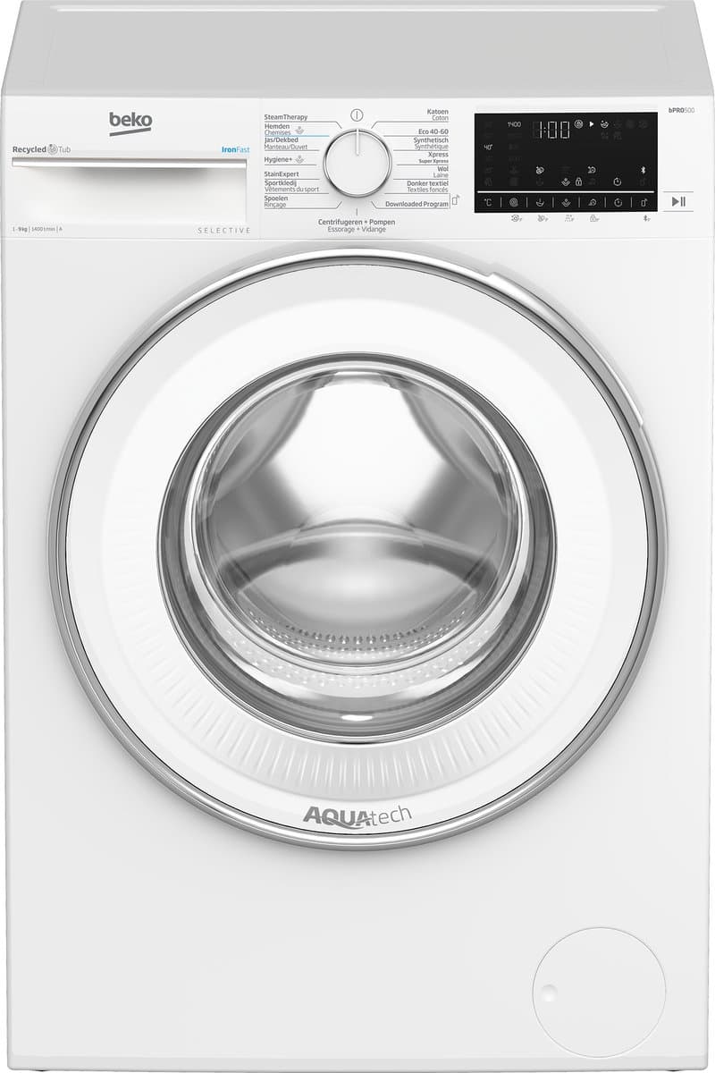 Beko B5WT594108W2 wasmachine Voorlader 9 kg 1400 RPM Wit