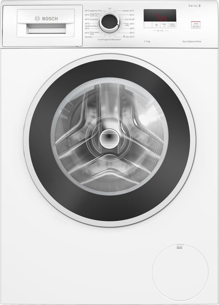 Bosch WGE02404NL - Serie 2 - Wasmachine - 7 kg - 1400 rpm - Energielabel A - SpeedPerfect - Bespaar water met ActiveWater Plus