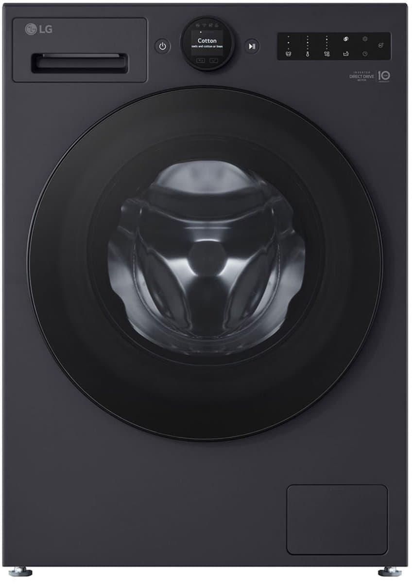 LG F4WX801YB wasmachine Voorlader 11 kg 1350 RPM Zwart