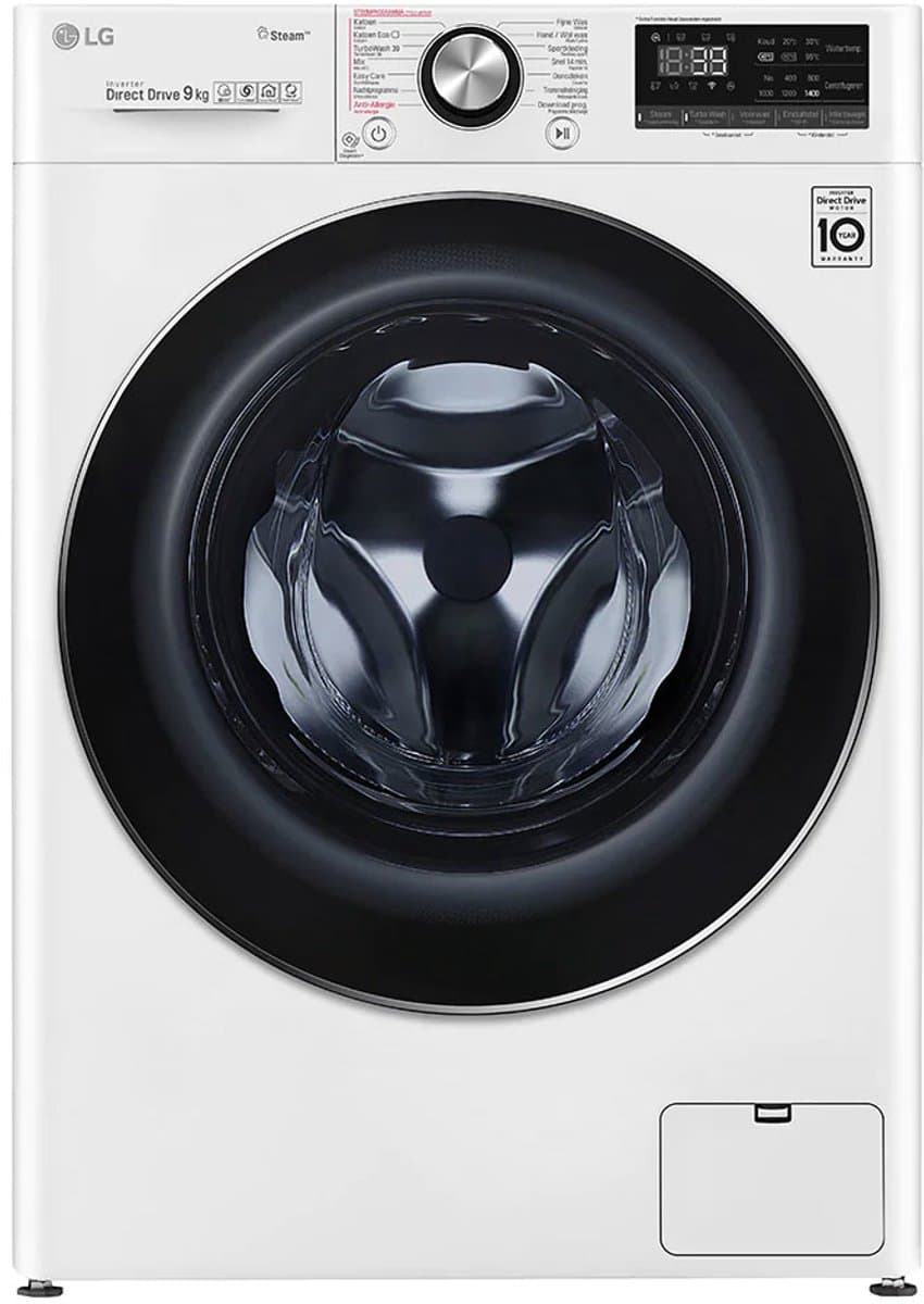 LG GC3V708S2 wasmachine met TurboWash™ 39 - Slimme AI DD™ motor - A - 8kg - Hygiënisch wassen met stoom