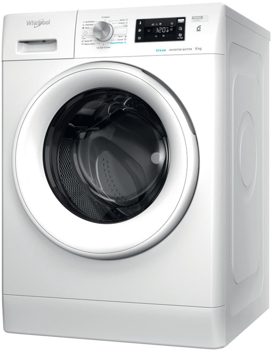 Whirlpool FFB 8489 WV EE - Wasmachine - FreshCare+ Steam - 8kg - 1400 RPM - Wit