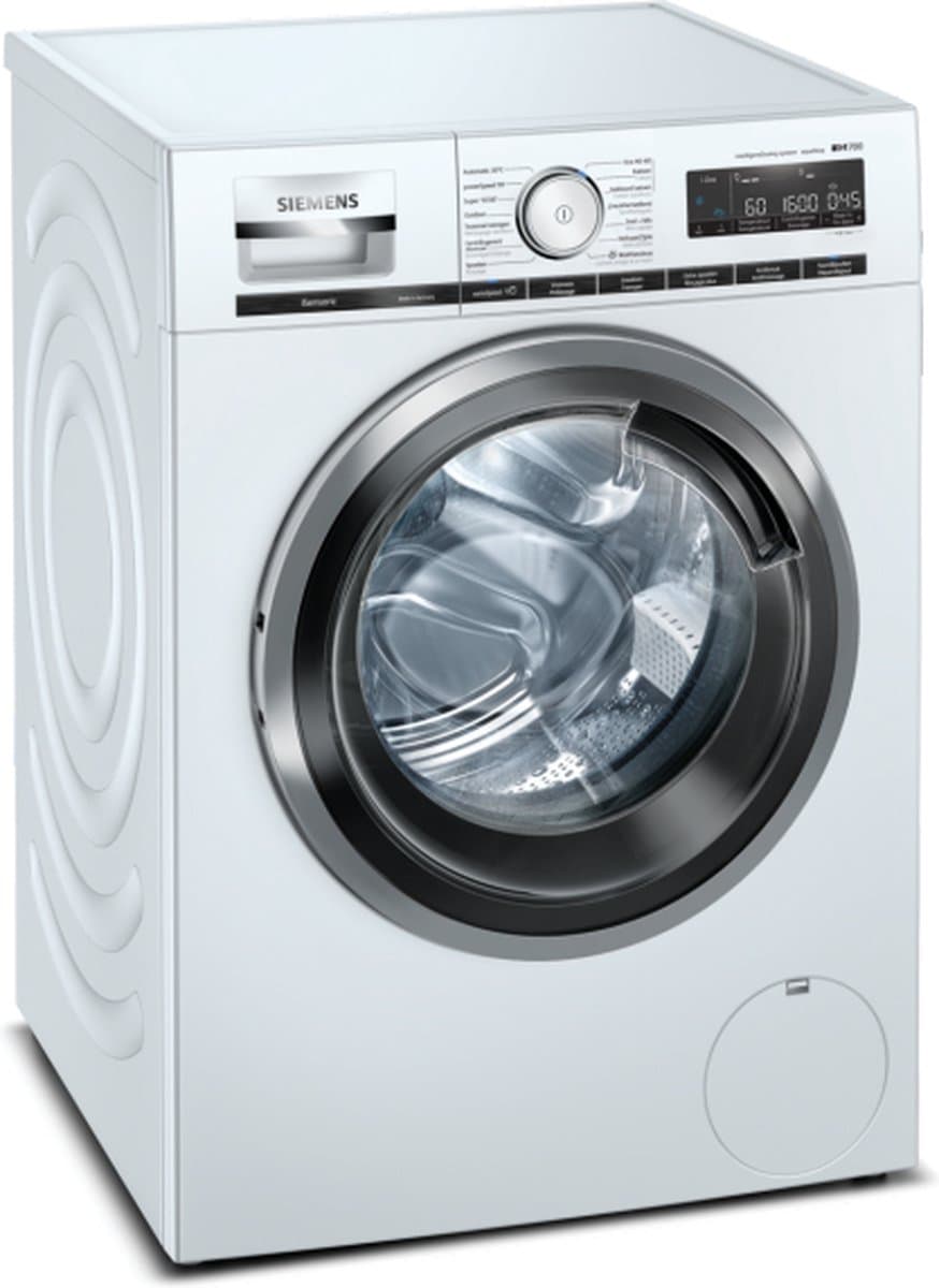 Siemens iQ700 WM16XK40FG, Voorbelading, 9 kg, A, 70 dB, 1600 RPM, C - Automatisch doseren - Zeer stil