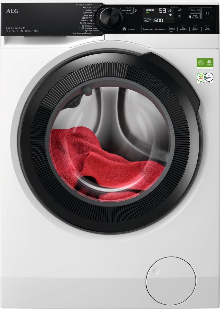 AEG LR8606AD4 8000 PowerCare AutoDose - Wasmachine - 40% zuiniger dan vereist voor A - 1600 toeren - 10 kg